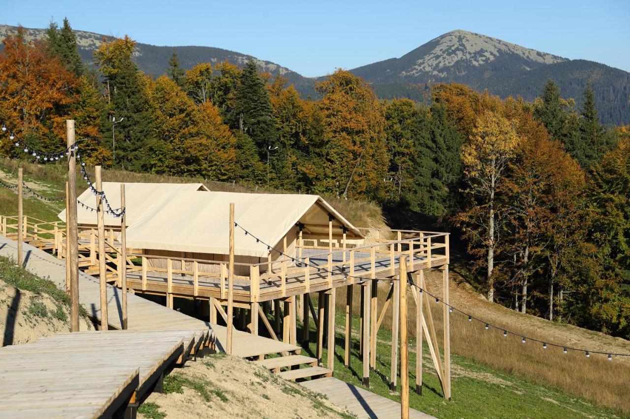 Bukovel Glamping Hotel ภายนอก รูปภาพ